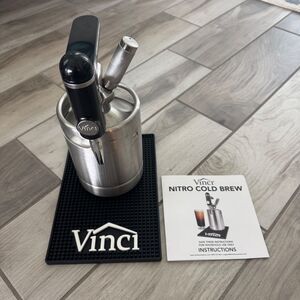 Vinci Nitro Cold Brew Coffee Maker Dispenser Keg System 2L - Complete in Box